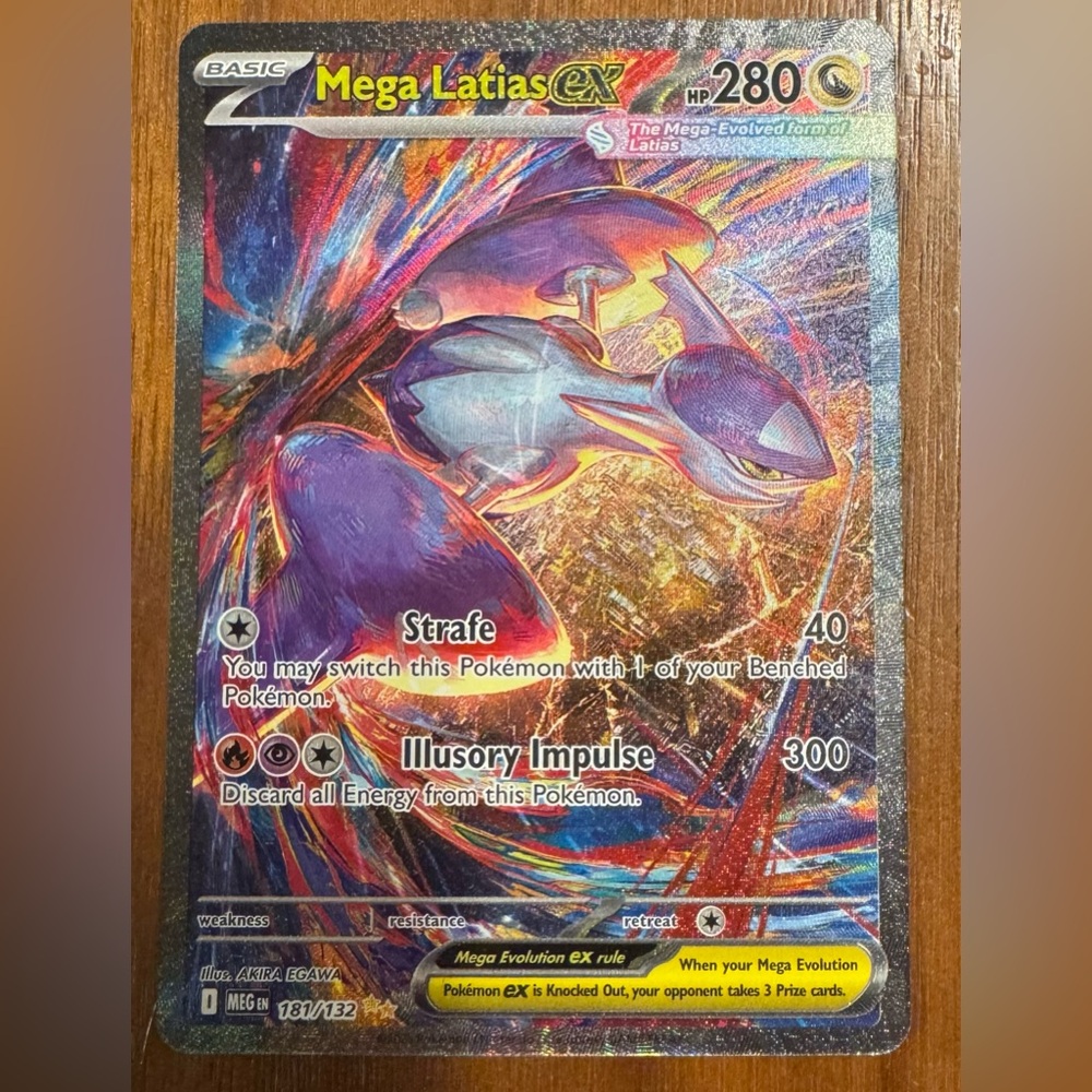 Mega Latias ex – Special Illustration Rare 181/132 Mega Evolution – Pokémon Card